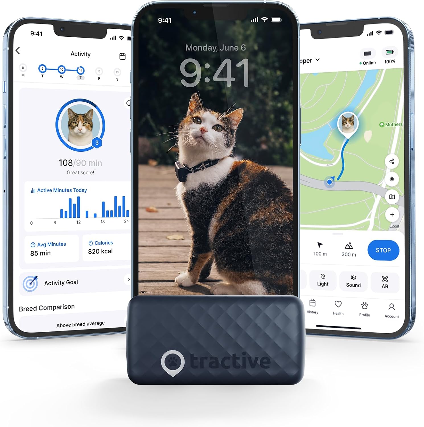 Tractive Smart Cat GPS Tracker | Real-Time Location
