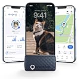 Tractive Smart Cat GPS Tracker | Real-Time Location & Wellness Monitoring for Cats 6.5 lbs+ | Territory & Location History | Up to 5-Day Battery | Breakaway Collar Included (Dark Blue)