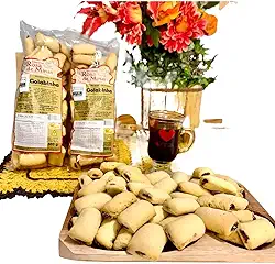 Rosa de Minas Biscoito Goiabinha, Biscoito Recheado de Goiaba, Kit com 2 Pacotes de 300g
