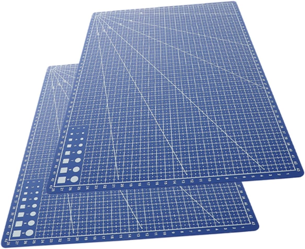 Veemoon Professional Cutting Mats Set 2 Pack Double-sided Paper Cutting Board for Craft Sewing Engraving