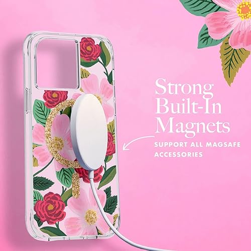 Miniatura 10 de Rifle Paper Co. - Funda para iPhone 15 Pro Max compatible con MagSafe protección contra caídas de 12 pies Bonita funda para iPhone de 6.7 pulgadas