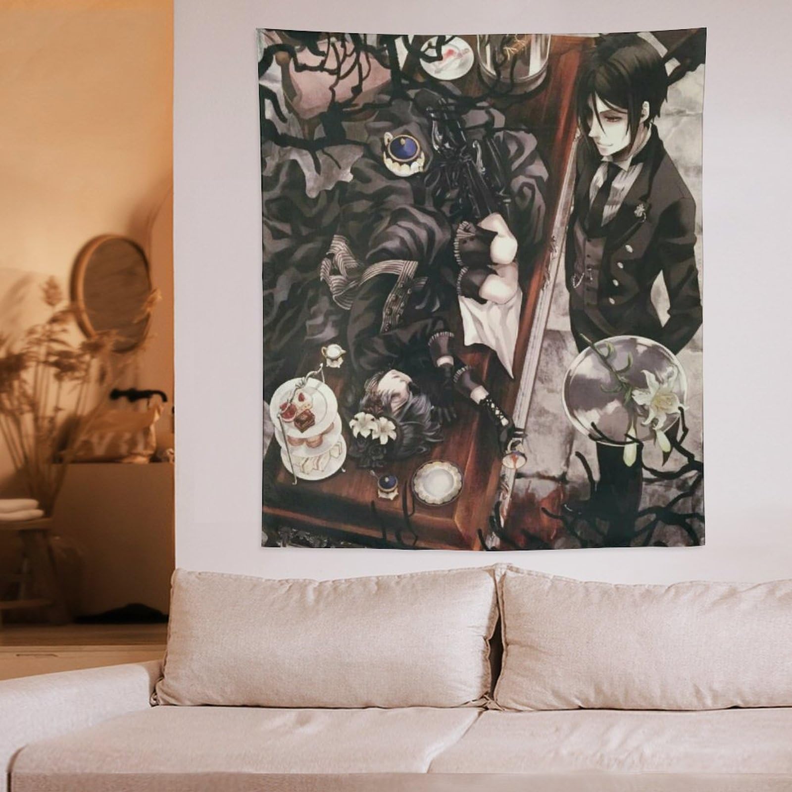 黒執事 タペストリー のれん シエル セバスチャン