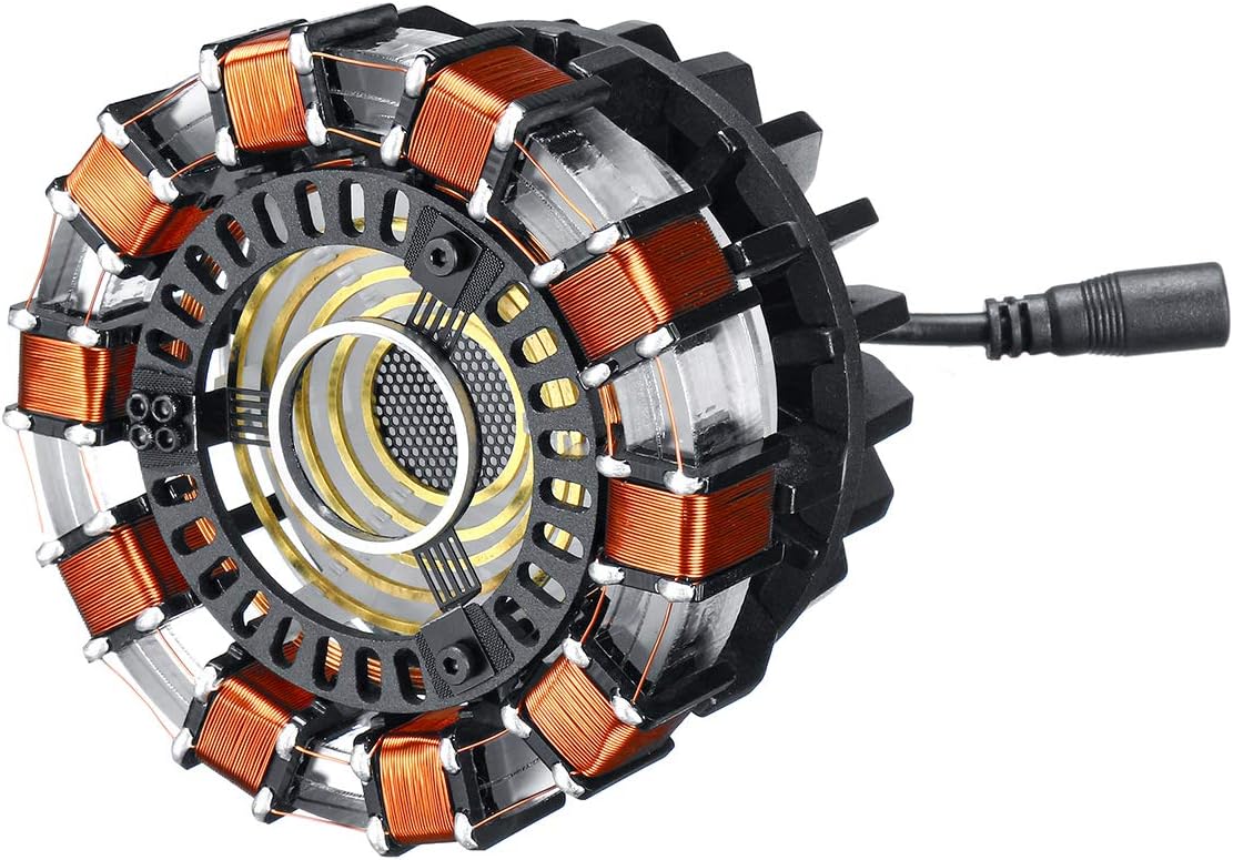 MK1 Aluminum Alloy Remote Ver. 1:1 Arc Reactor DIY Model Kit LED Chest Lamp Remote Control Science Toy