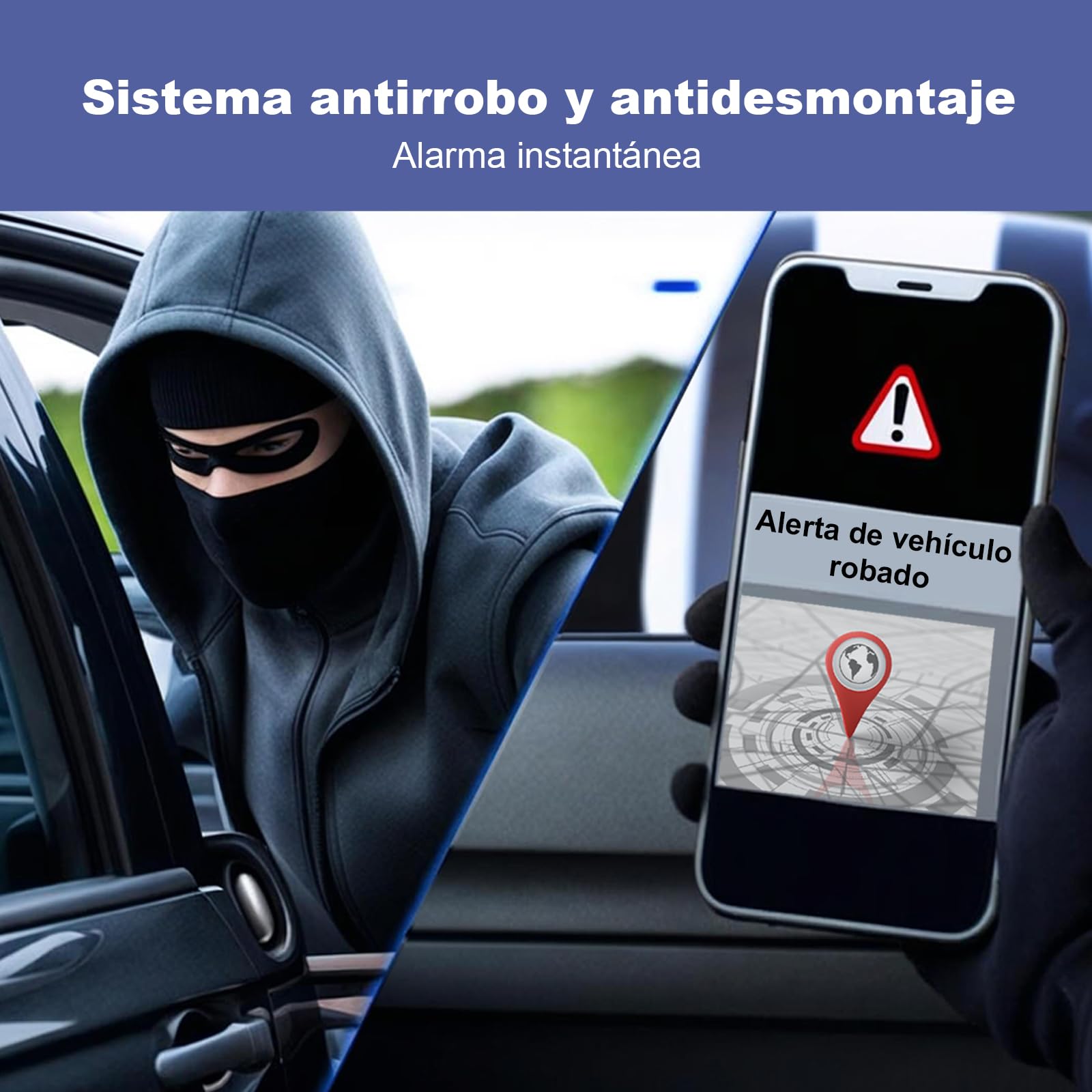 Rastreador GPS para vehículos, 100% Impermeable, magnético, 4G LTE, batería de Larga duración, Alcance de 2 a 7 Millas, Distancia ilimitada, Requiere suscripción, alertas múltiples, rastreador Oculto