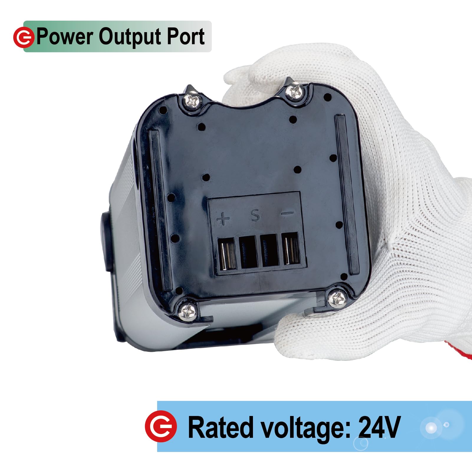 Batteria Ebike 24V 12Ah di ricambio per Phylion Zhenlong/ZL07010-F Trio MiFa Rex, XH259-10J batteria per bicicletta elettrica (24V 12Ah)
