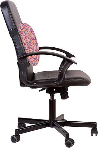 Miniatura 181 de Lunarable Teal Travel Pillow Neck Rest, Aquatic Fauna Theme Hand Drawn Style Various Starfish in Blue Shades, Memory Foam Traveling Accessory for