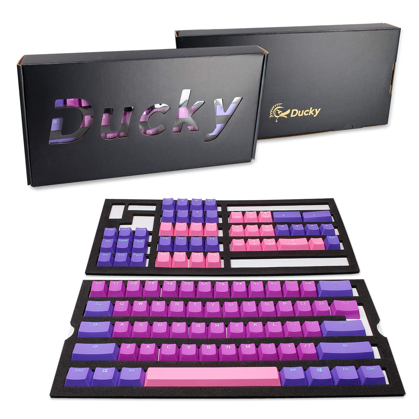 Amazon.in Buy Ducky Ultra Violet Keycaps 108 PBT Doubleshot Set for