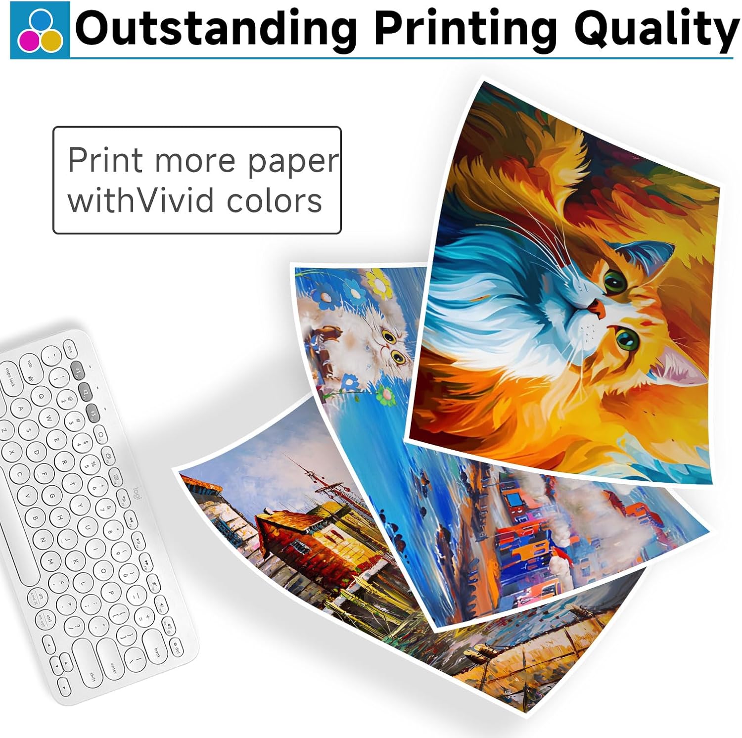 64XL Ink Cartridges 2 Black Combo Replacement for HP Ink 64 XL Fit for HP64xl HP64 7855 7155 7858 7120 Envy 7955e 7158 6255 6252 6232 7164 Tango X Printers