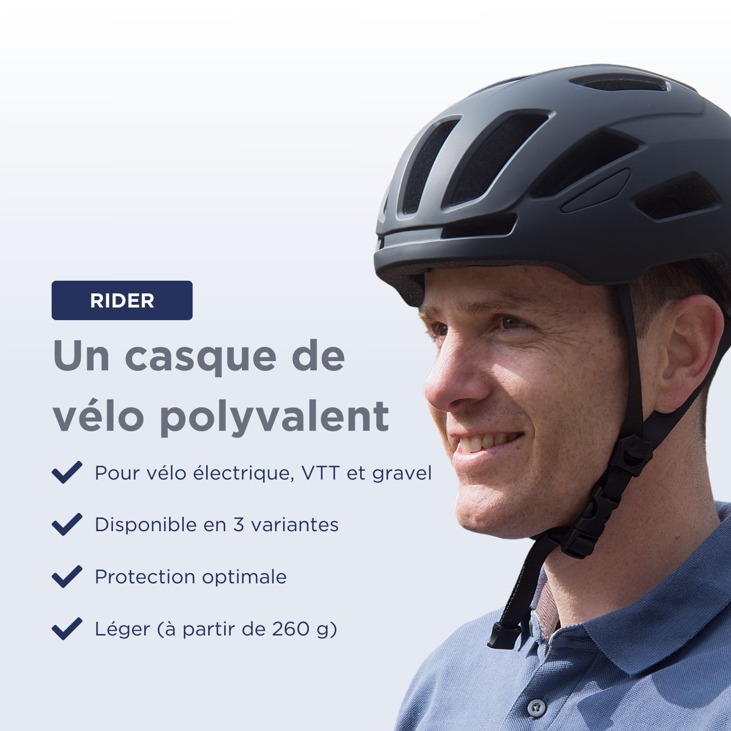 GOOFF® Rider – Casque pour Adultes avec Options – Compatible vélo électrique, Route et VTT – Femmes et Hommes