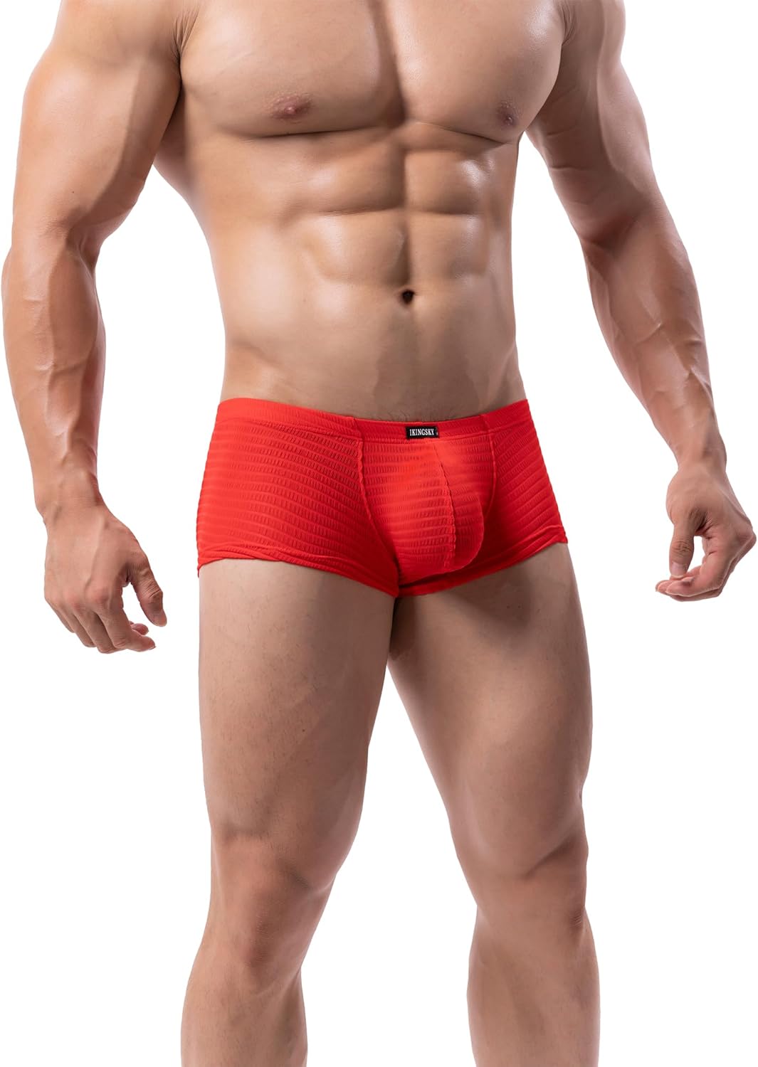 iKingsky Men's Sexy Boxer Briefs Breathable Pouch Shorts Stretch Bulge Trunks Under Panties for Men - Image 7