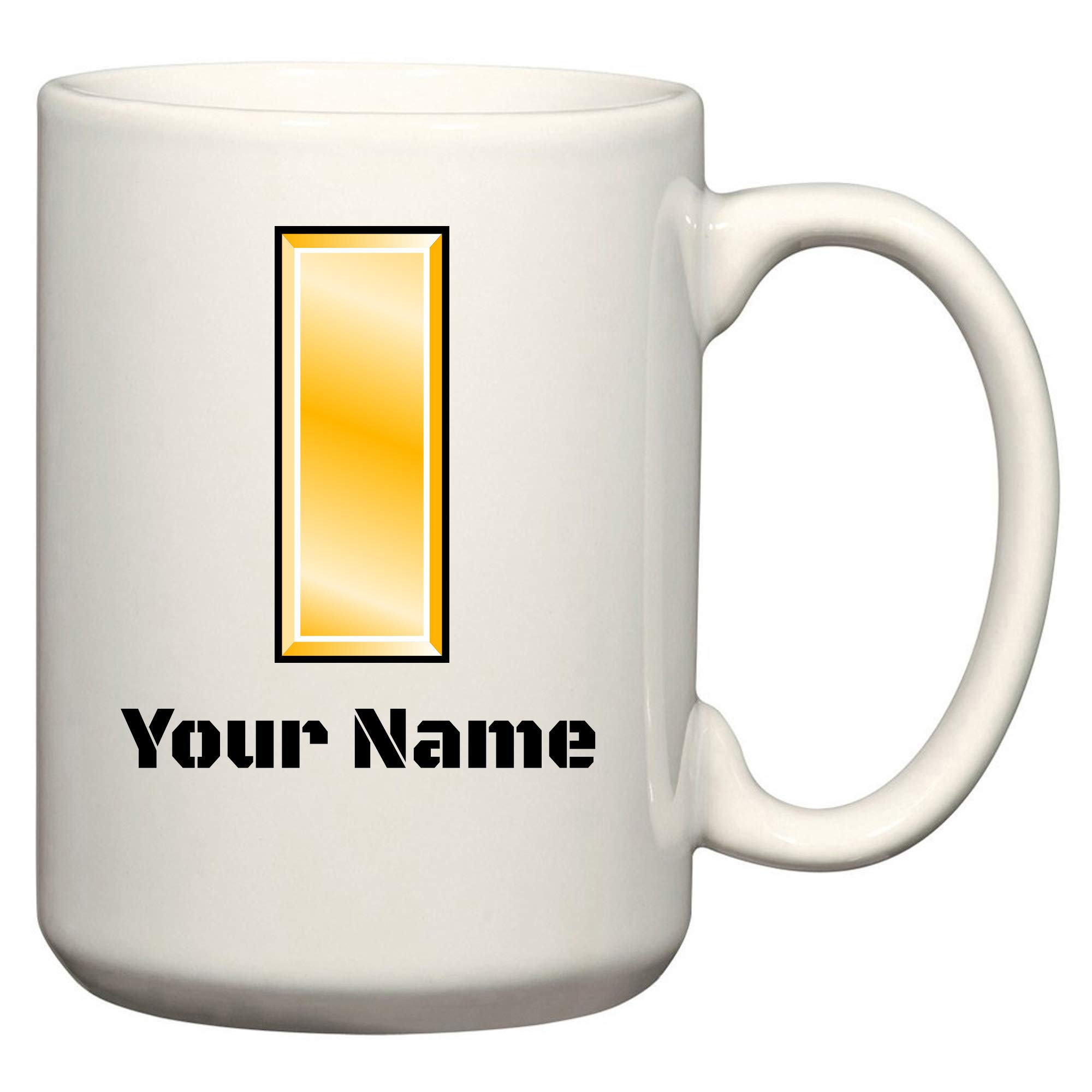 U.S. Navy Customizable Rank Insignia Drinkware Ceramic Coffee/Cocoa Mug and Mason Jars, Made in the U.S.A.