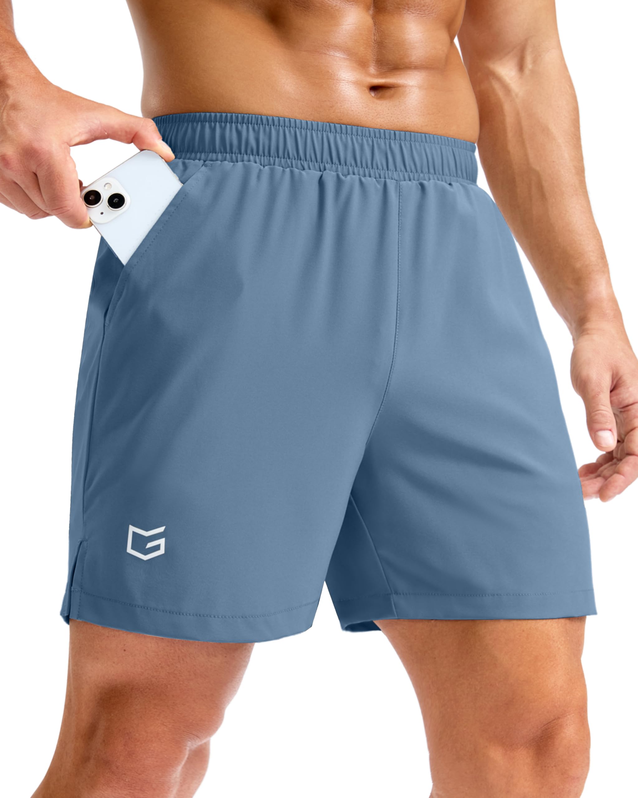 G Gradual Men's Athletic Running Shorts with Pockets 5"/ 7"/ 9" Gym Shorts