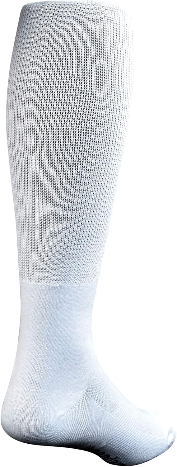 Yomandamor Mens Diabetic Over the Calf Breathable Mesh Socks with Non-binding Top,4 Pairs - Image 5