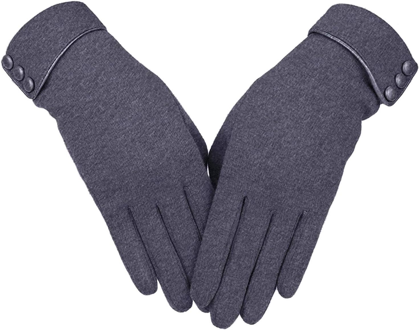 Women Touch Screen Gloves Warm Lined Thick Warmer Winter Gloves