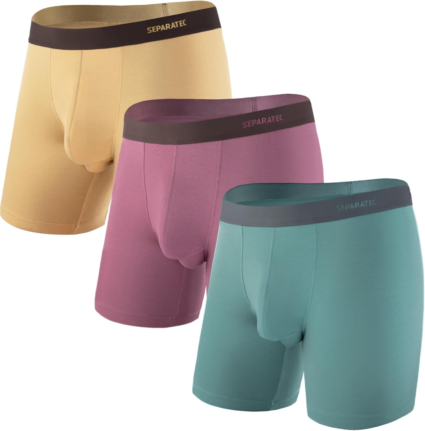 Separatec men’s underwear with dual pouch