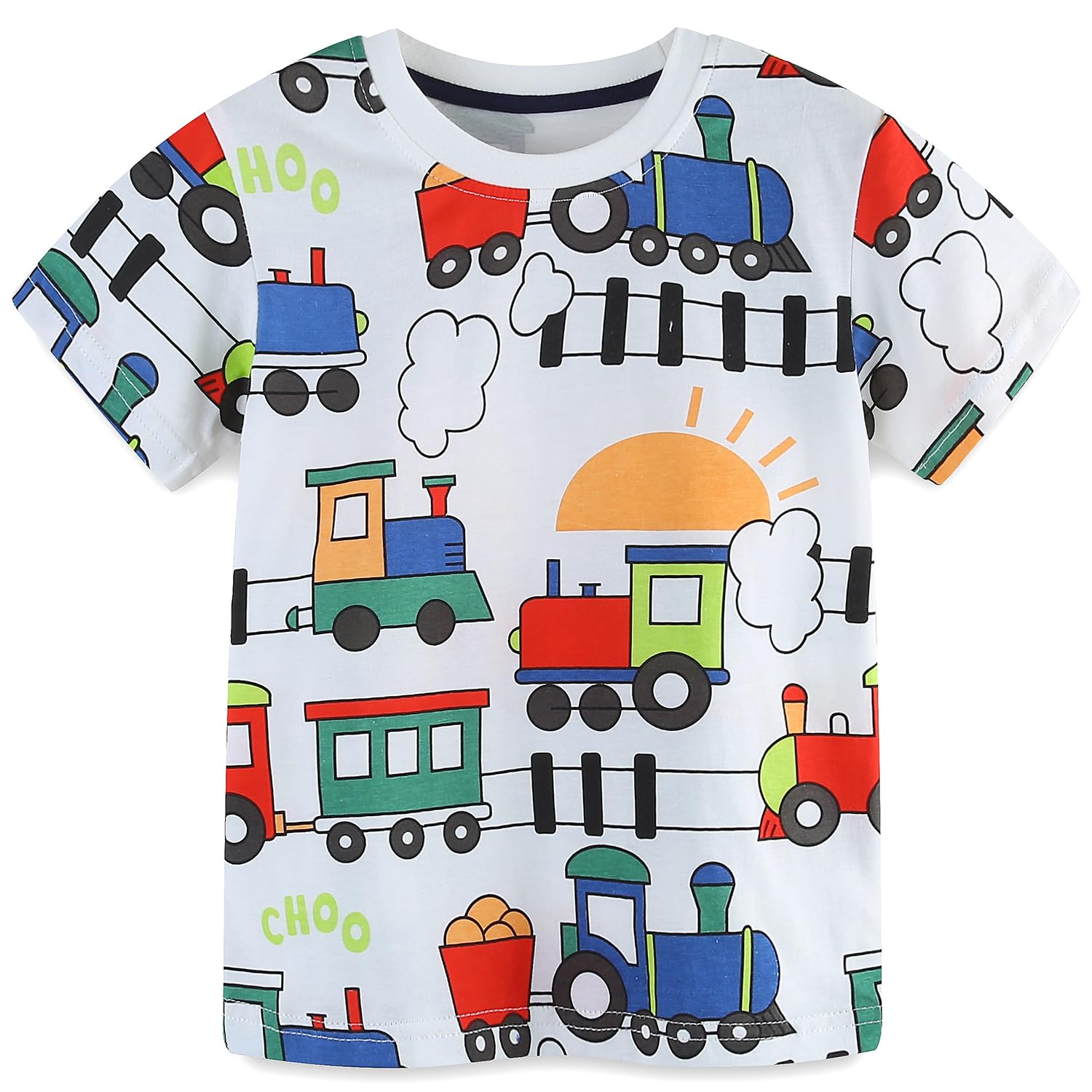 Kinder Mädchen T-Shirt Baumwolle Cartoon Einhorn Casual Tee