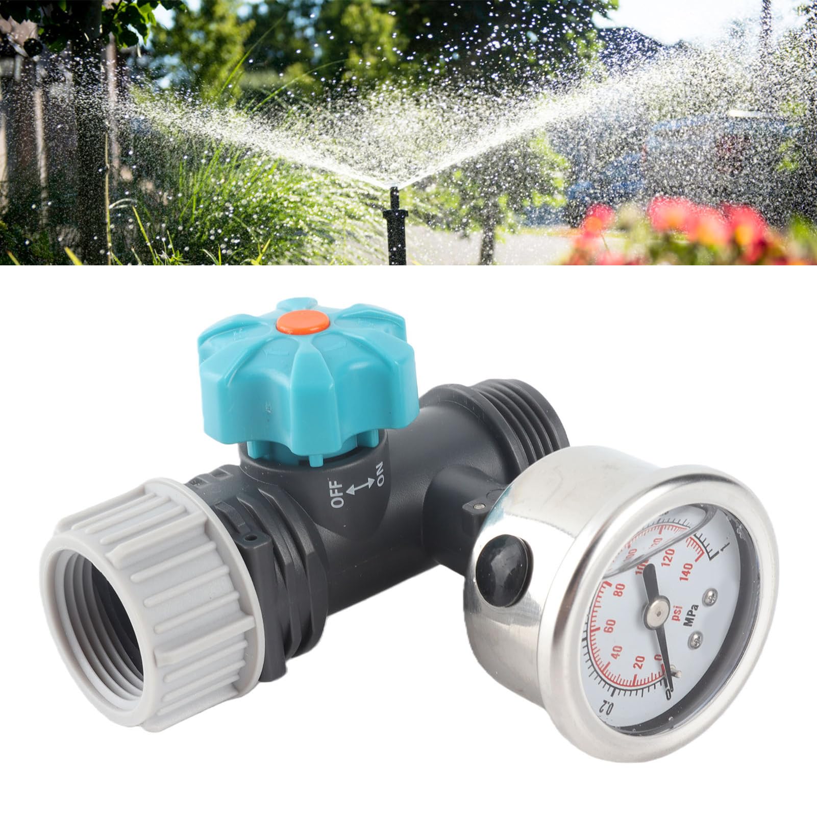 Vanne de Régulation de Pression d'Eau, Réducteur pour Arrosage Jardin et Serre, G3/4