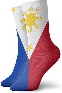 874 Socks, Philippine Flag Men’S Socks Classic Walking Socks Wicking Trainer Socks For Gifts Women Climbing 40cm