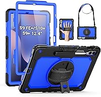 Vista 15 de SEYMAC Funda protectora resistente a prueba de golpes para Samsung Galaxy Tab A9 de 8.7 pulgadas 2023 (SM-X110/X115/X117), resistente a prueba