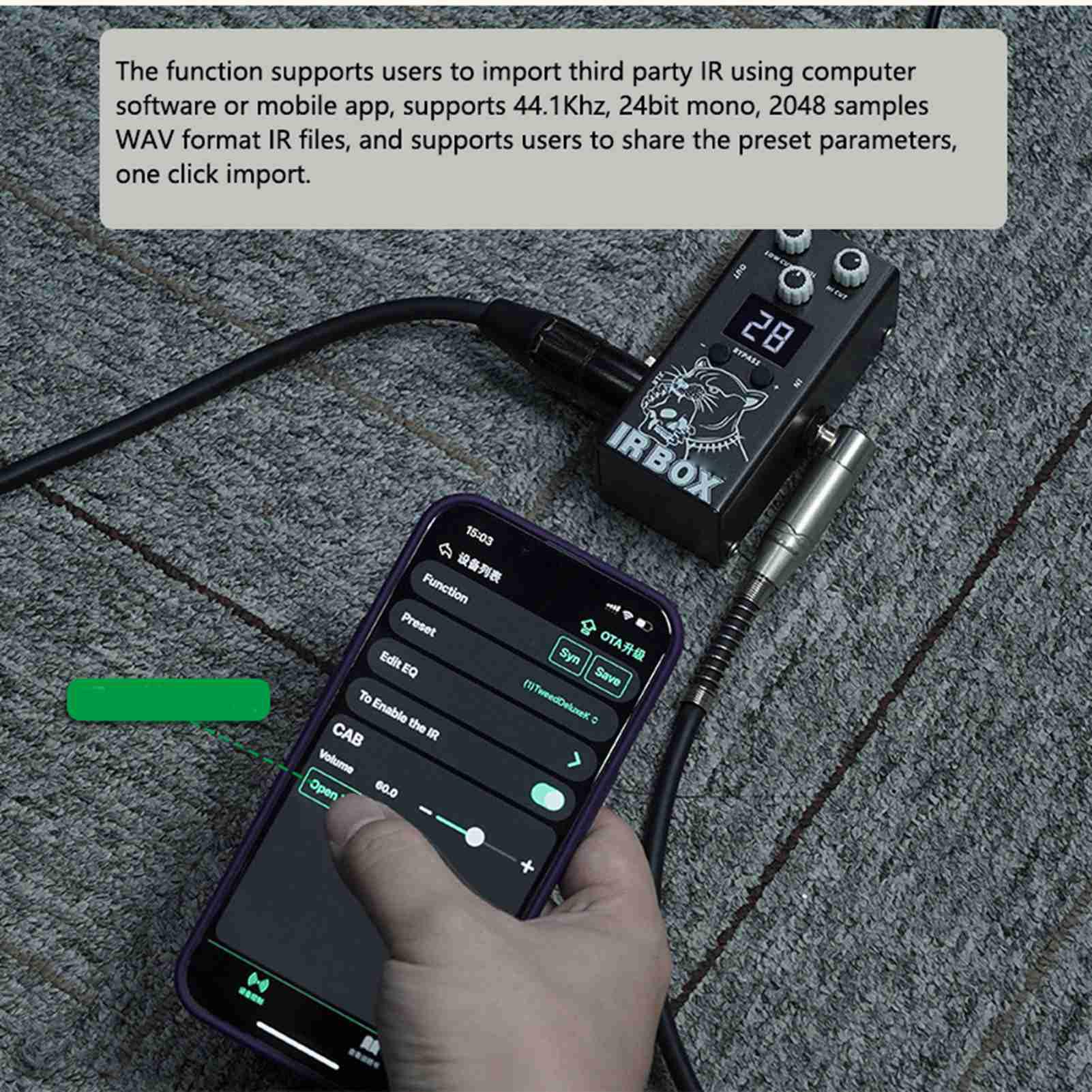 Pedał gitarowy Efekty gitarowe Procesor efektów gitarowych Pedał gitary elektrycznej i basowej 9-tonowy wybór tonów Sprzętowy bypass True Bypass Wejście/Wyjście 6,35 mm do gitary