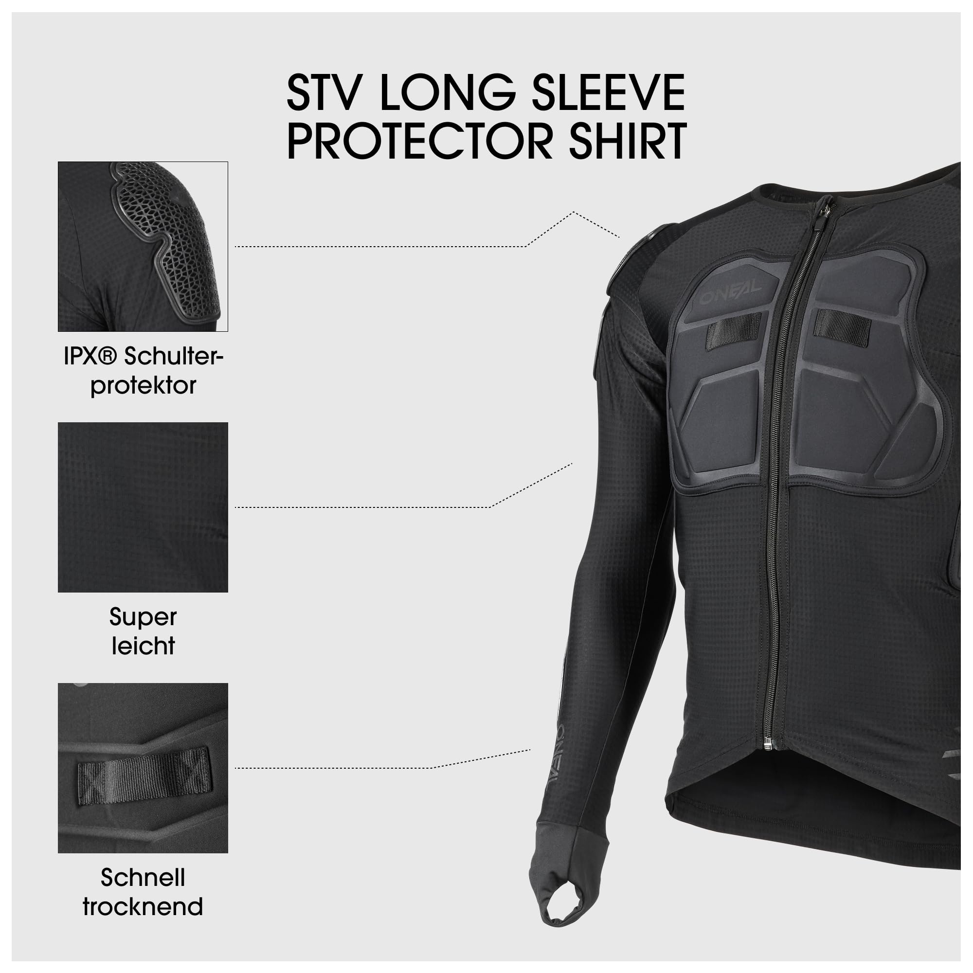 Oneal 0294-202 Protector Homme, Noir, S
