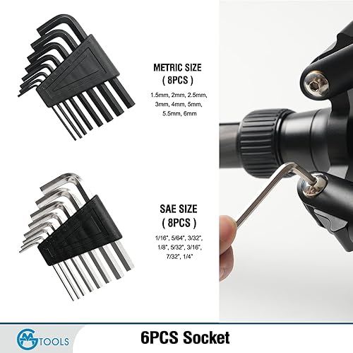 Miniatura 6 de Juego de destornilladores magnéticos de 118 piezas, juego de destornilladores con estante de plástico, destornillador de precisión, desmagnetizador