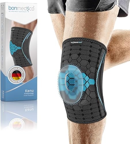 bonmedico Rodillera de compresión para mujeres y hombres, rodillera de compresión para soporte de rodilla, correr, deportes y alivio de la artritis,