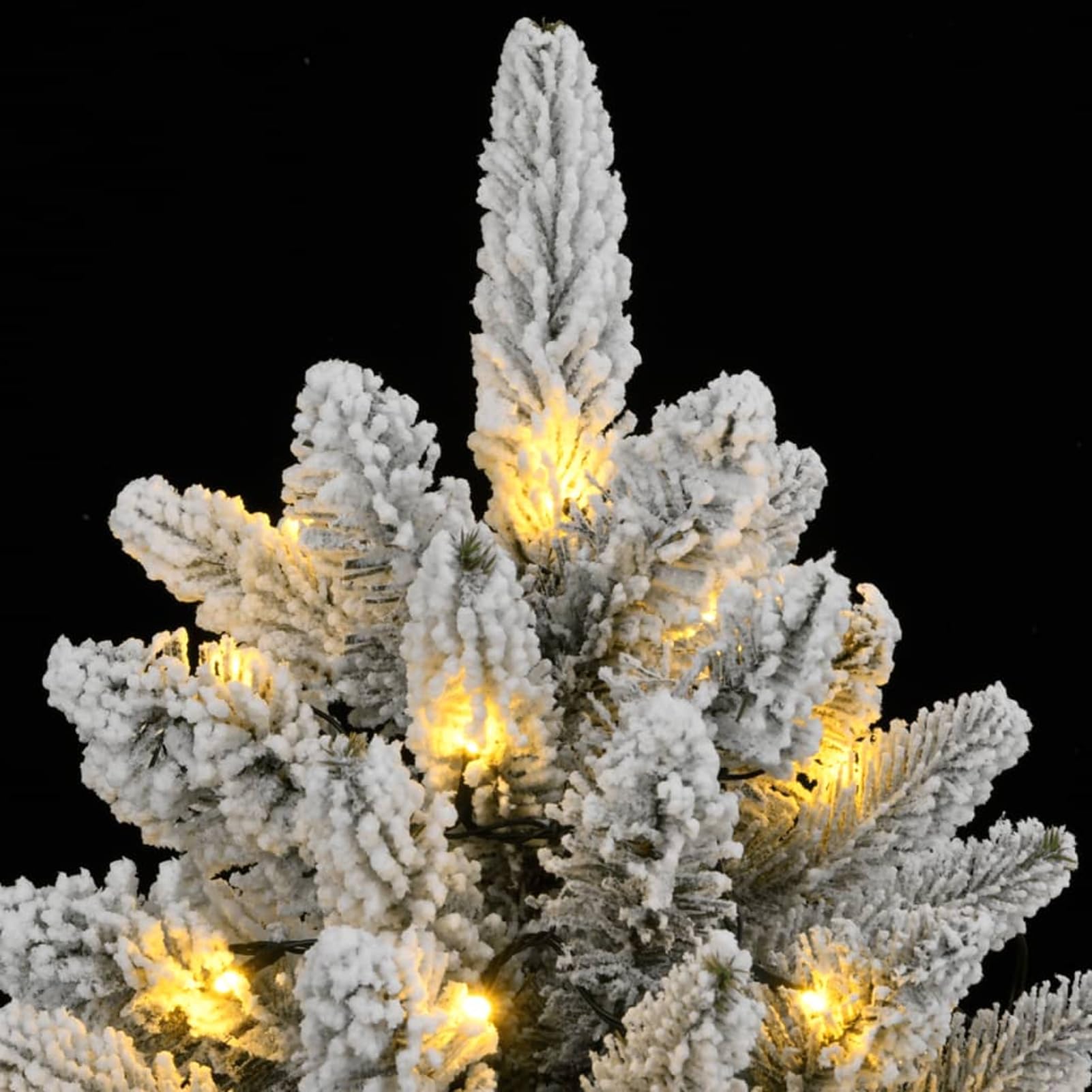 Rantry Künstlicher Weihnachtsbaum mit Schnee 300 LEDs 180 cm schmücken Model3315765