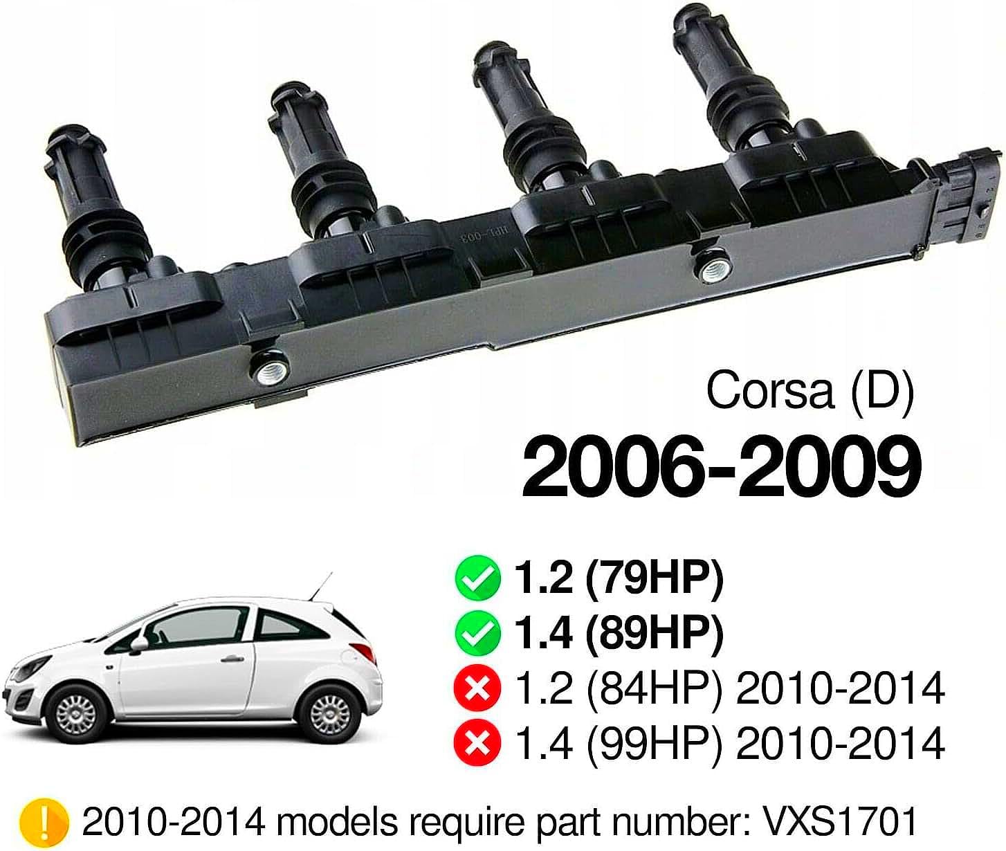 Paquete de bobina de encendido para Meriva 1208020, bobina de encendido, módulo de encendido para Opel Meriva Agila A Corsa C D Astra G H Combo, paquete para Opel Tigra, para Tigra TwinTop, 155029
