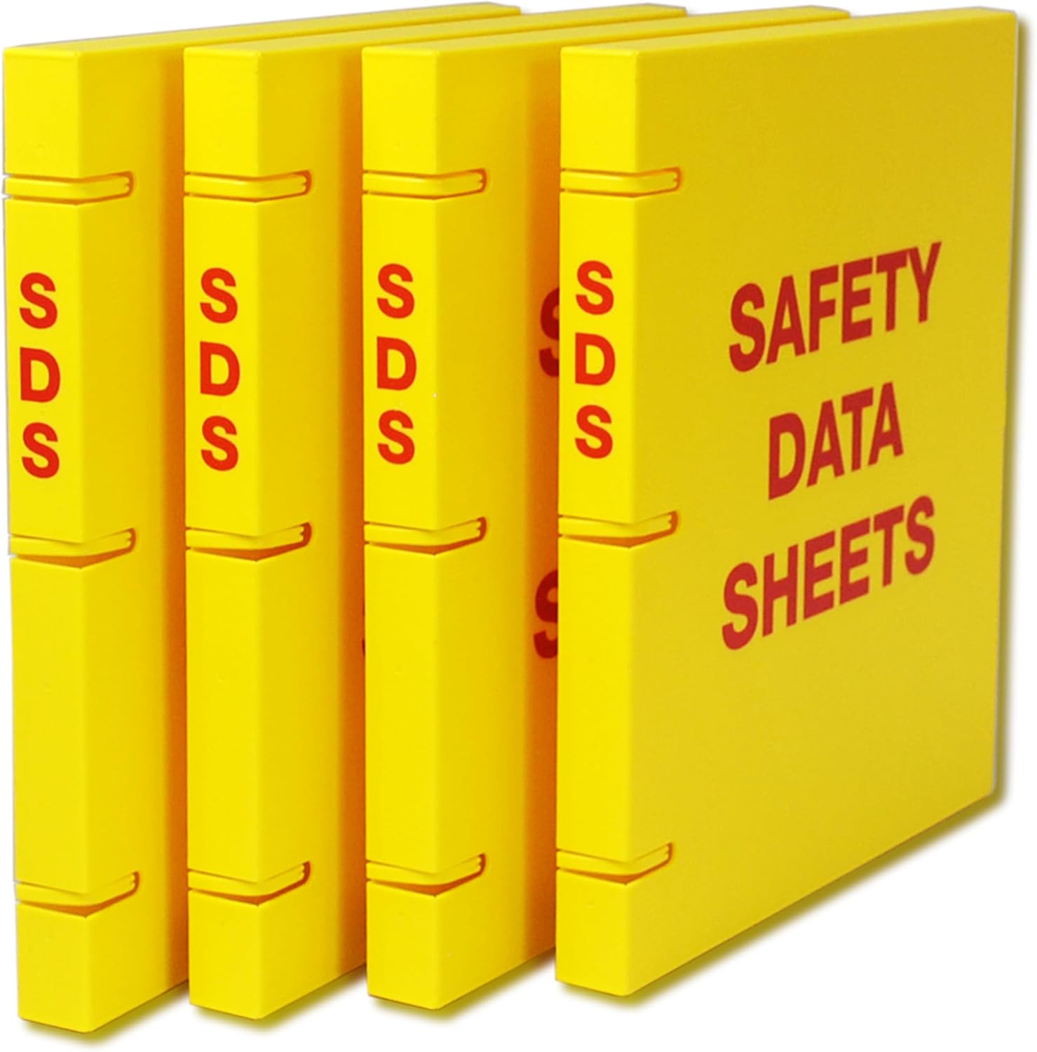 UniKeep Safety Data Sheets (SDS) Binder - 1.0 Inch Ring Capacity - 3 Poly Rings (4)