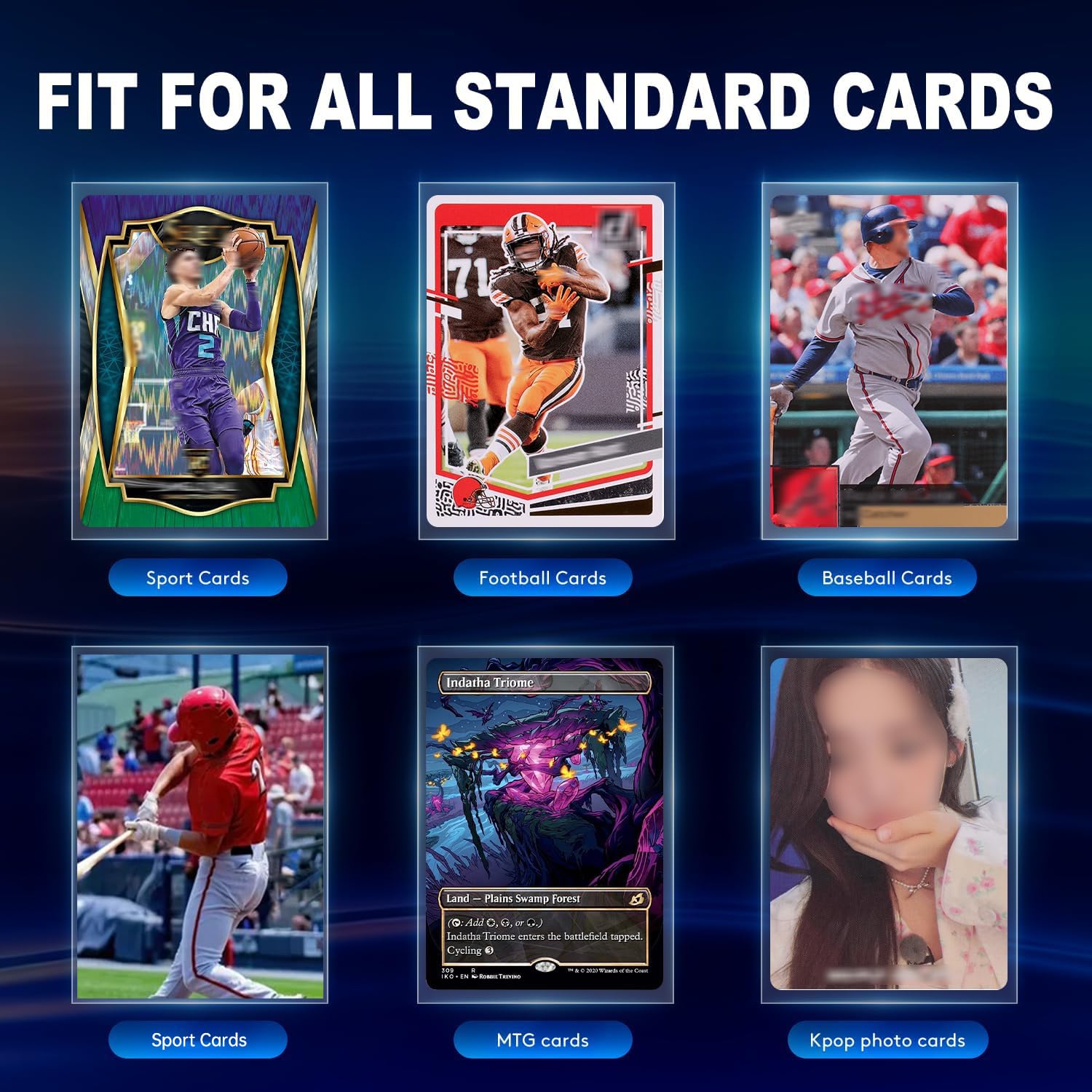clear card sleeves amazon Amazon.com: 1000 Counts Card Sleeves, Matte Clear Card Sleeves Deck Card  Protectors, Trading Card Sleeve Fit for MTG, Baseball, Sports, Game Cards  (Matte Clear) : Toys & Games