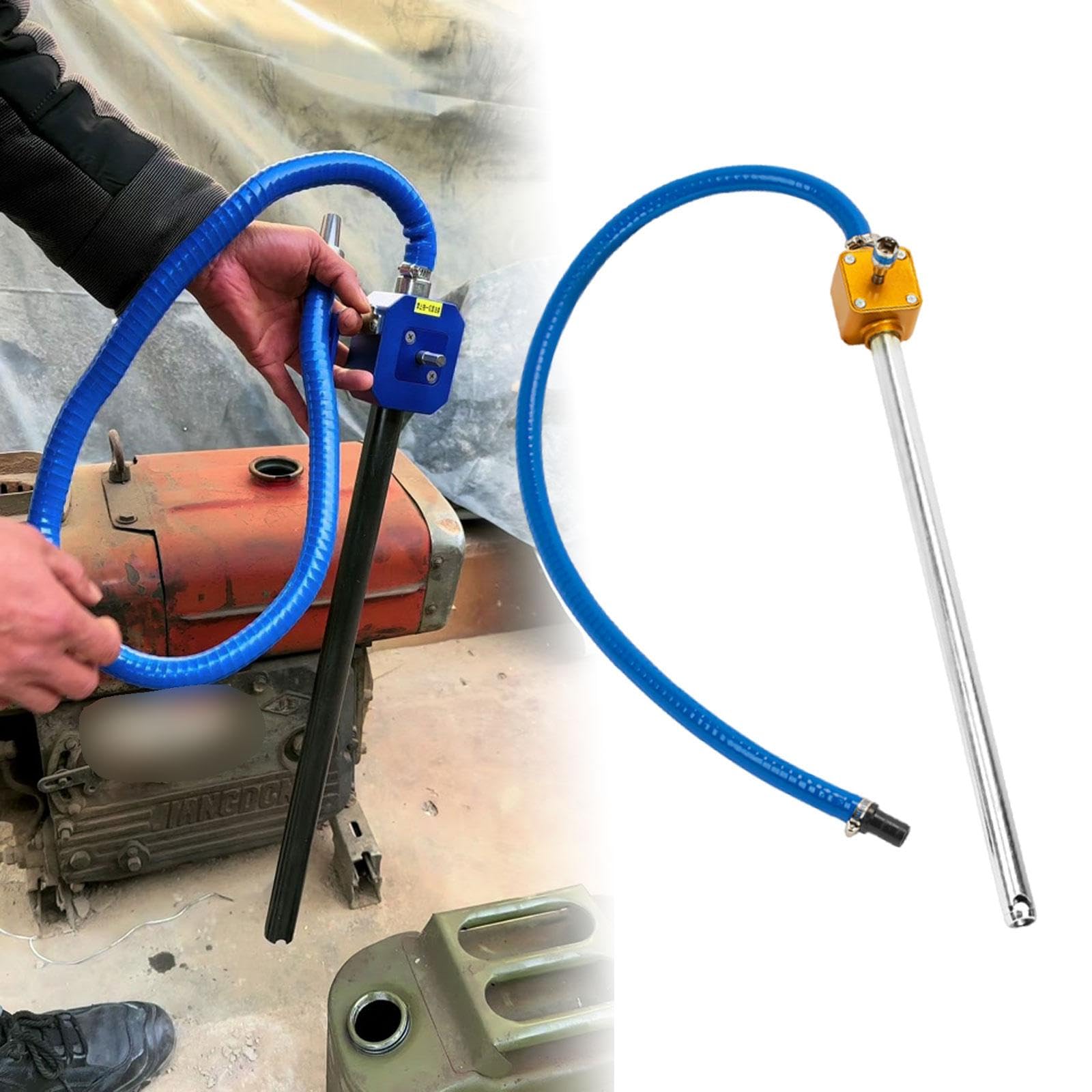 F Fityle Bomba de transferencia de líquidos Bomba de combustible manual para agua Gasoil Extractor de líquidos Extracción bidireccional manual Herramienta de