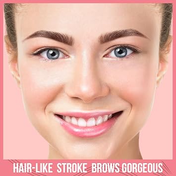 Microblading Eyebrow Pencil - Eyebrow Pencil 2-in-1 Dual-Ended Eyebrow Pencil with 3-Prong Micro Fork Tip Applicator & Precise Brush Tip Creates Natural Eyebrows Black