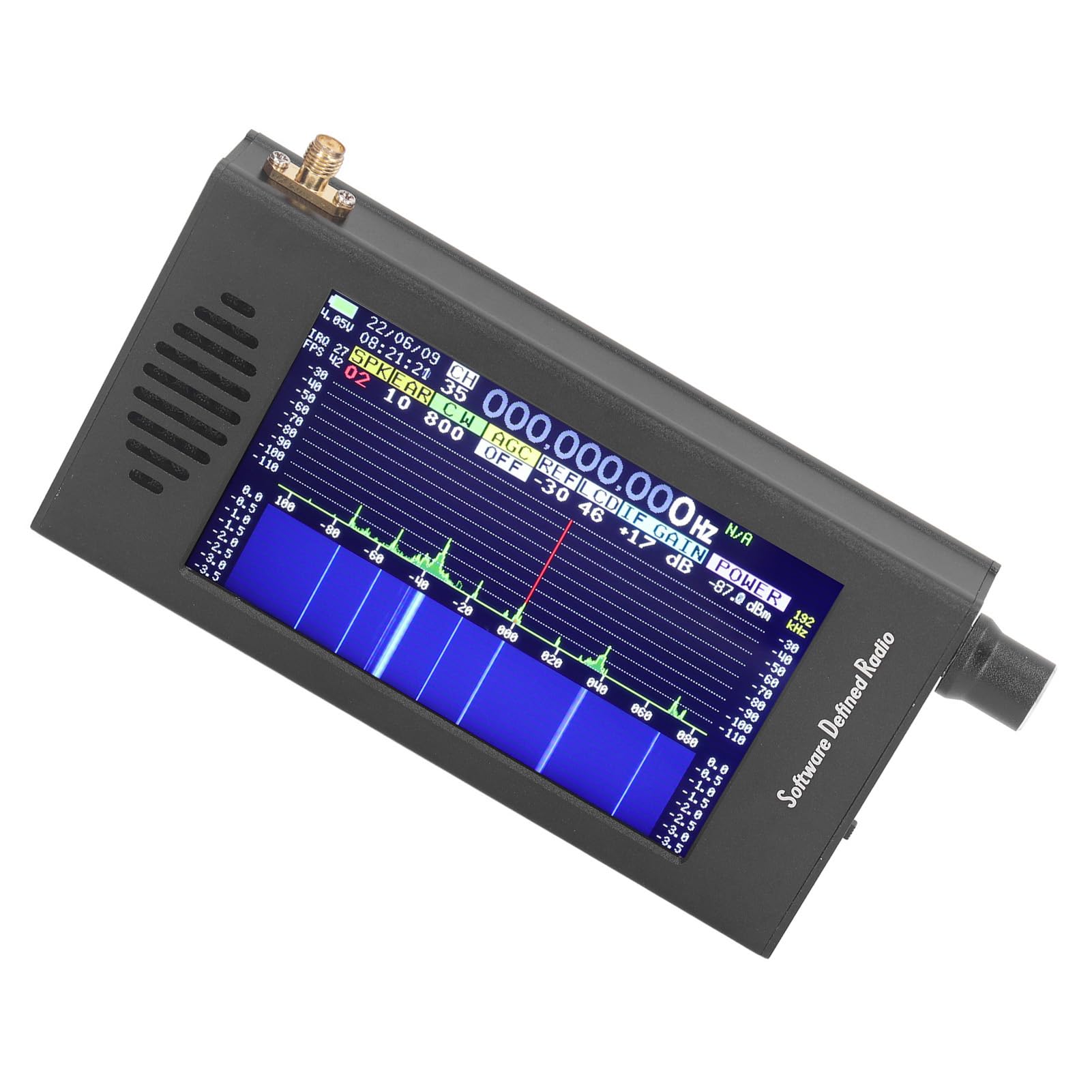 SEAFRONT DSP SDR Radioempfänger Tragbarer 100KHz Bis 149MHz FM MW SSB CW HAM 4,3 Zoll Touchscreen Kurzwellenradioempfänger