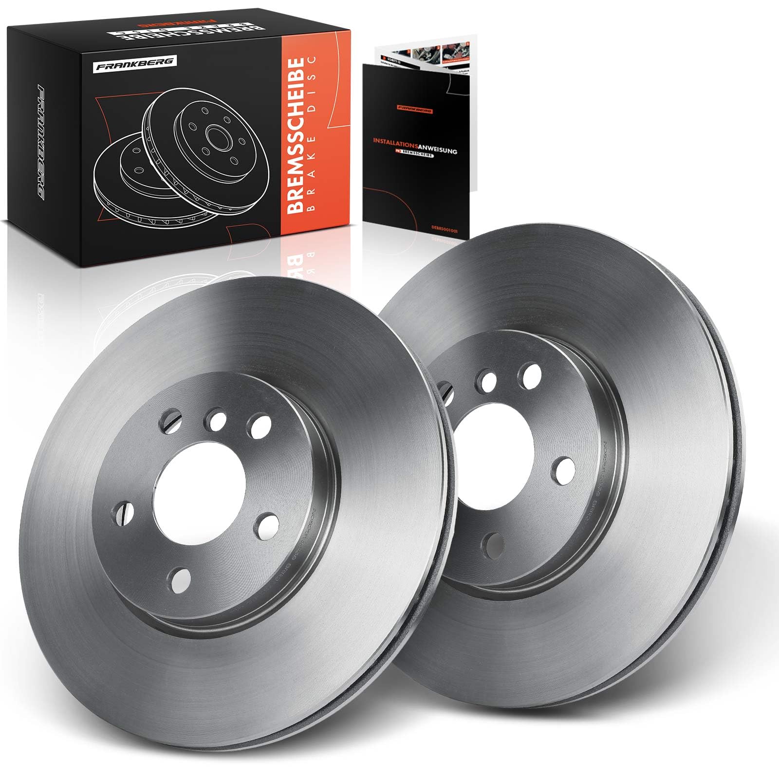 Frankberg 2 discos de freno delanteros ventilados ⌀307 mm 34116799351