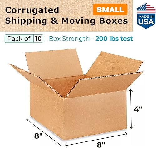 Miniatura 482 de Cajas para envío IDL Packaging - B-1266-5 de cartón corrugado, tamaño pequeño, de 12 pulgadas de largo x 6 pulgadas de ancho x 6 pulgadas de alto