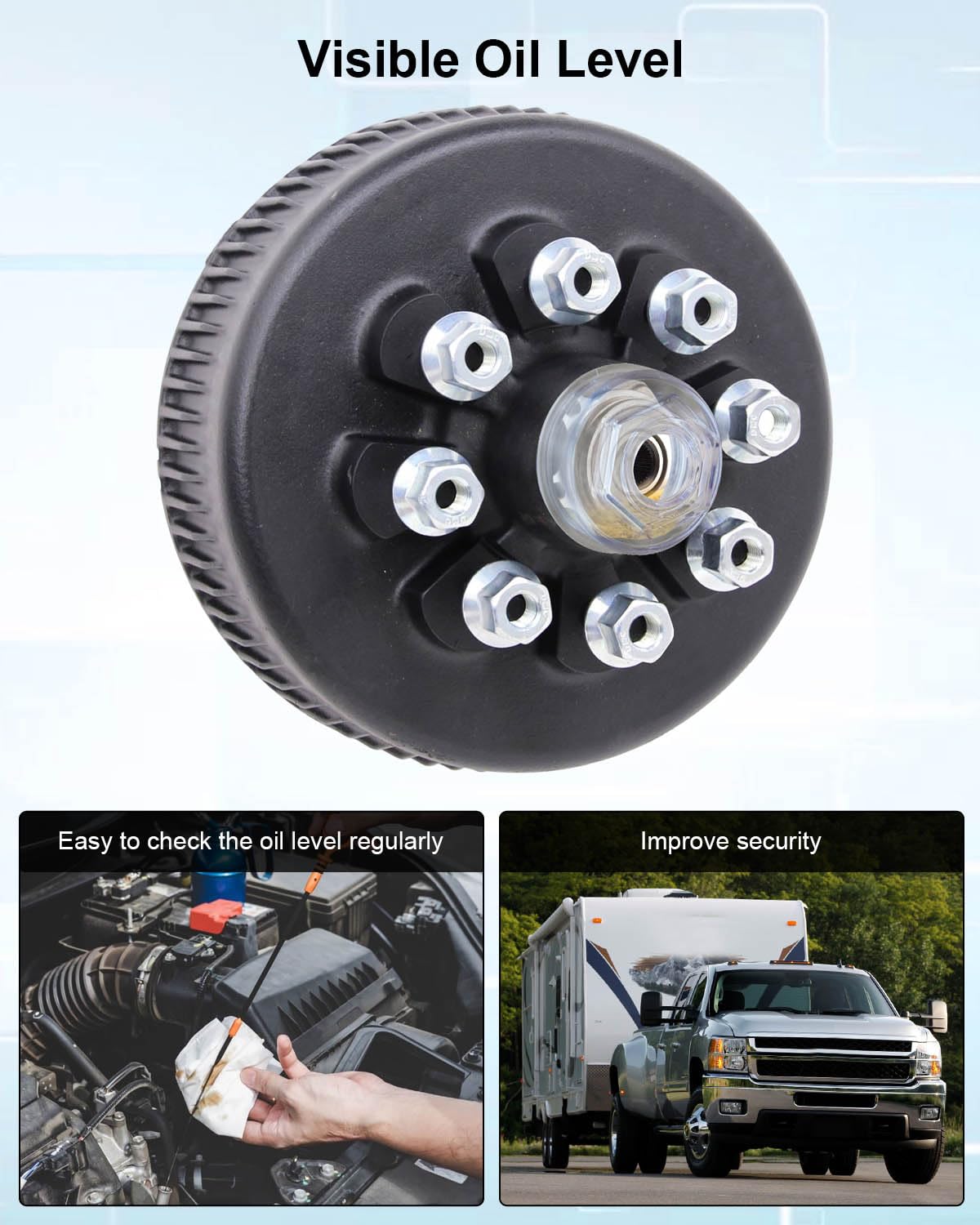 FULL-BK シリコンタグCAP Amazon.com: Hub Oil Cap Kit Compatible with AL-KO and Hayes
