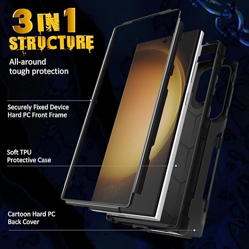 Miniatura 10 de Funda para Samsung Galaxy S23 para mujer, linda funda de teléfono para niñas, diseño único femenino estético para adolescentes, kawaii, fresa,