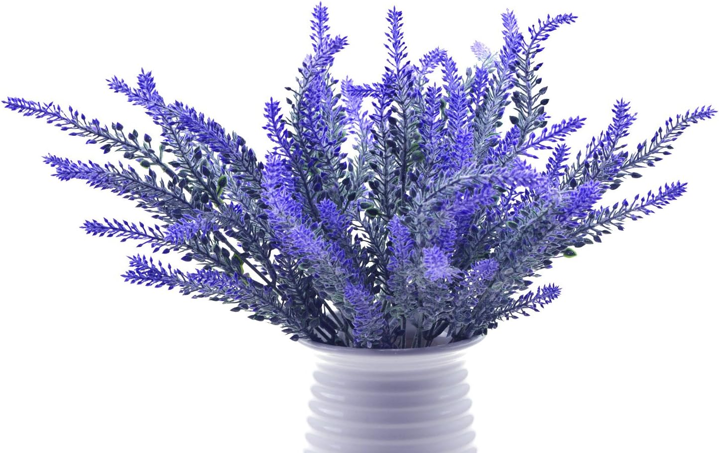 Artificial Plant 4 Pcs Lavender for Family Courtyard Restaurant Wedding Decoration (Purple)