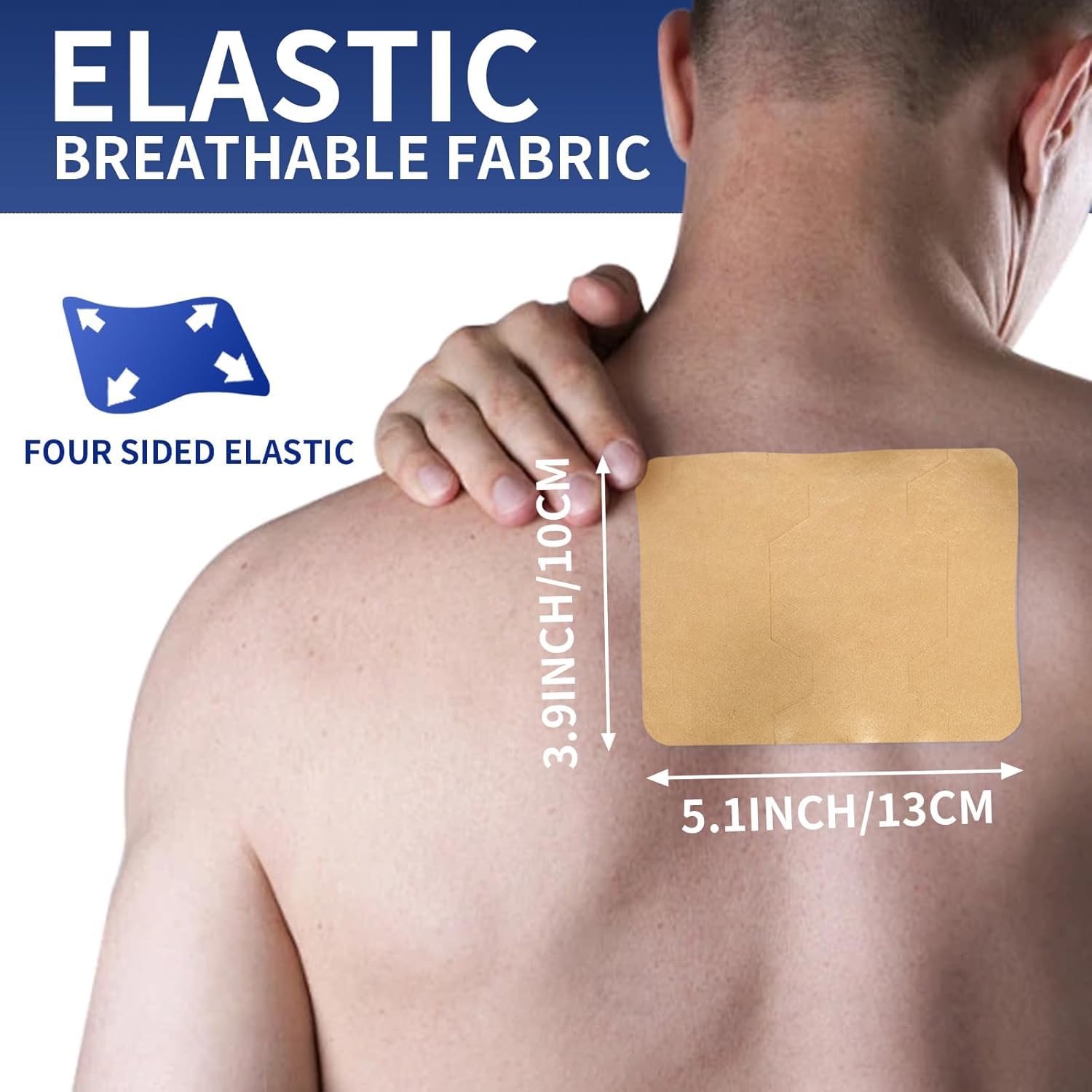 Mitsui Seiyaku Deer Collagen Pain Relief Patch | Elastic Herbal Joint & Muscle Care Sticker (Pack of 3) — Amazon image 5