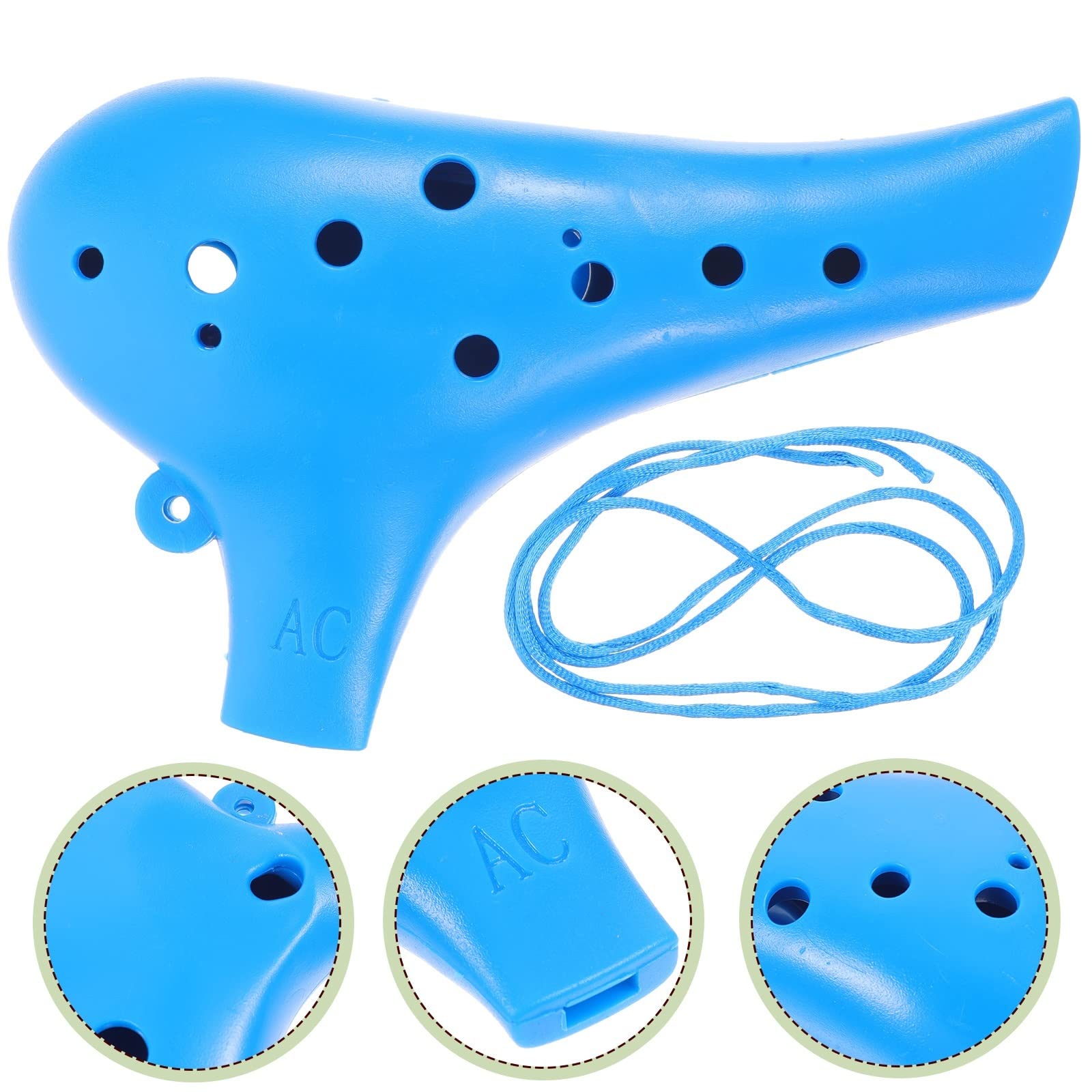 Okarinas 2pcs Ocarina Kinder Instrument 12-Loch Ocarina Spielzeug Für Anfänger