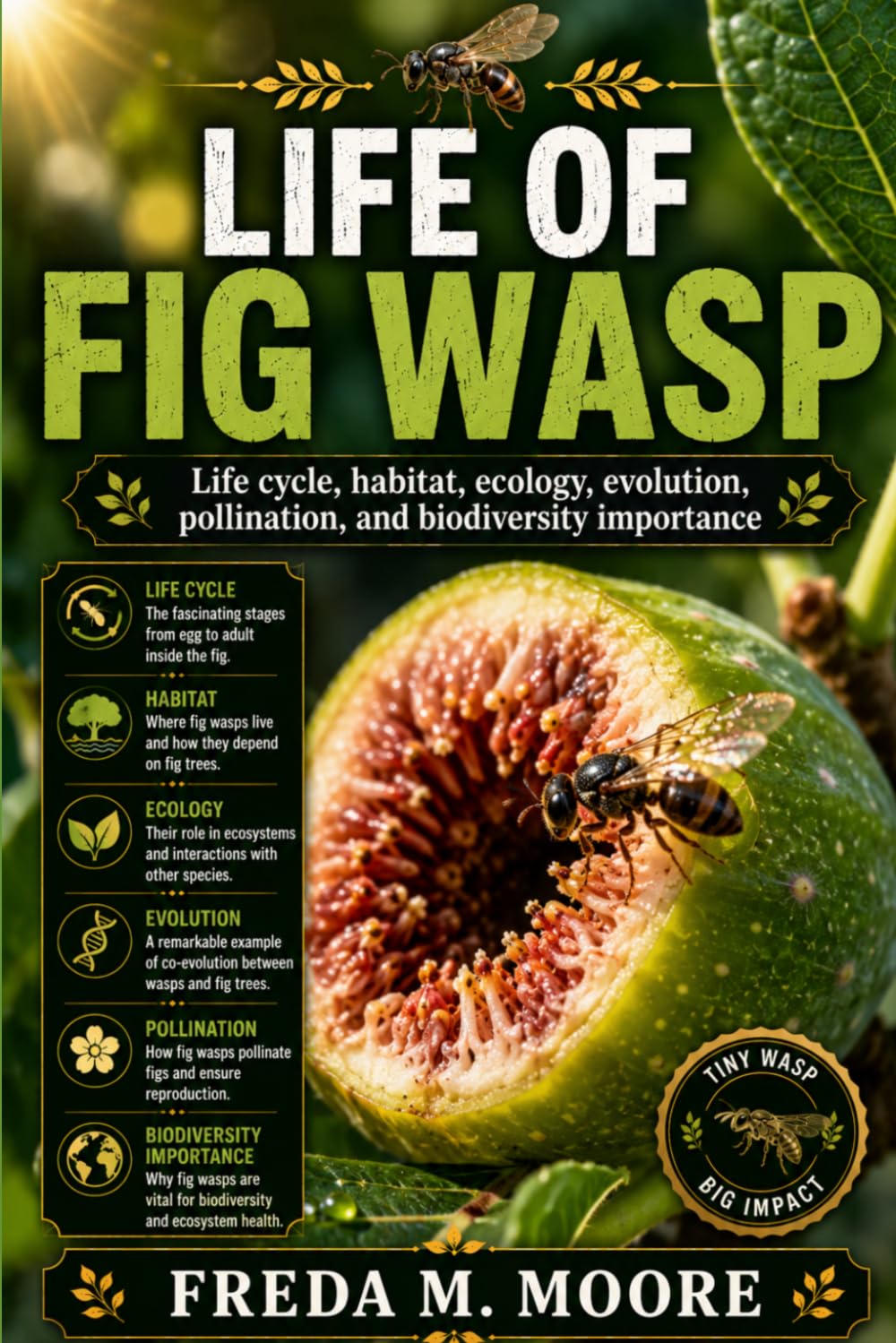 LIFE OF FIG WASP: Life cycle, habitat, ecology, evolution, pollination, and biodiversity importance