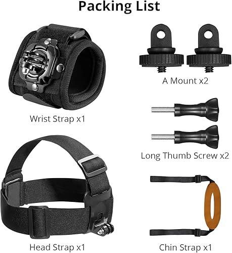 Miniatura 4 de AKASO Cámara de acción para escalada en roca compatible con AKASO EK7000EK7000 ProBrave 4Brave 4 ProBrave 7 LEBrave 7Brave 8V50XV50 ProV50