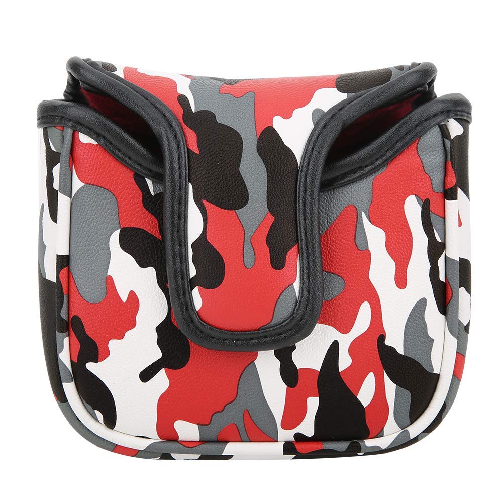 VGEBY Putter Cover, Square Putter Headcover Waterproof PU Club Protector Magnetic Closure Accessory