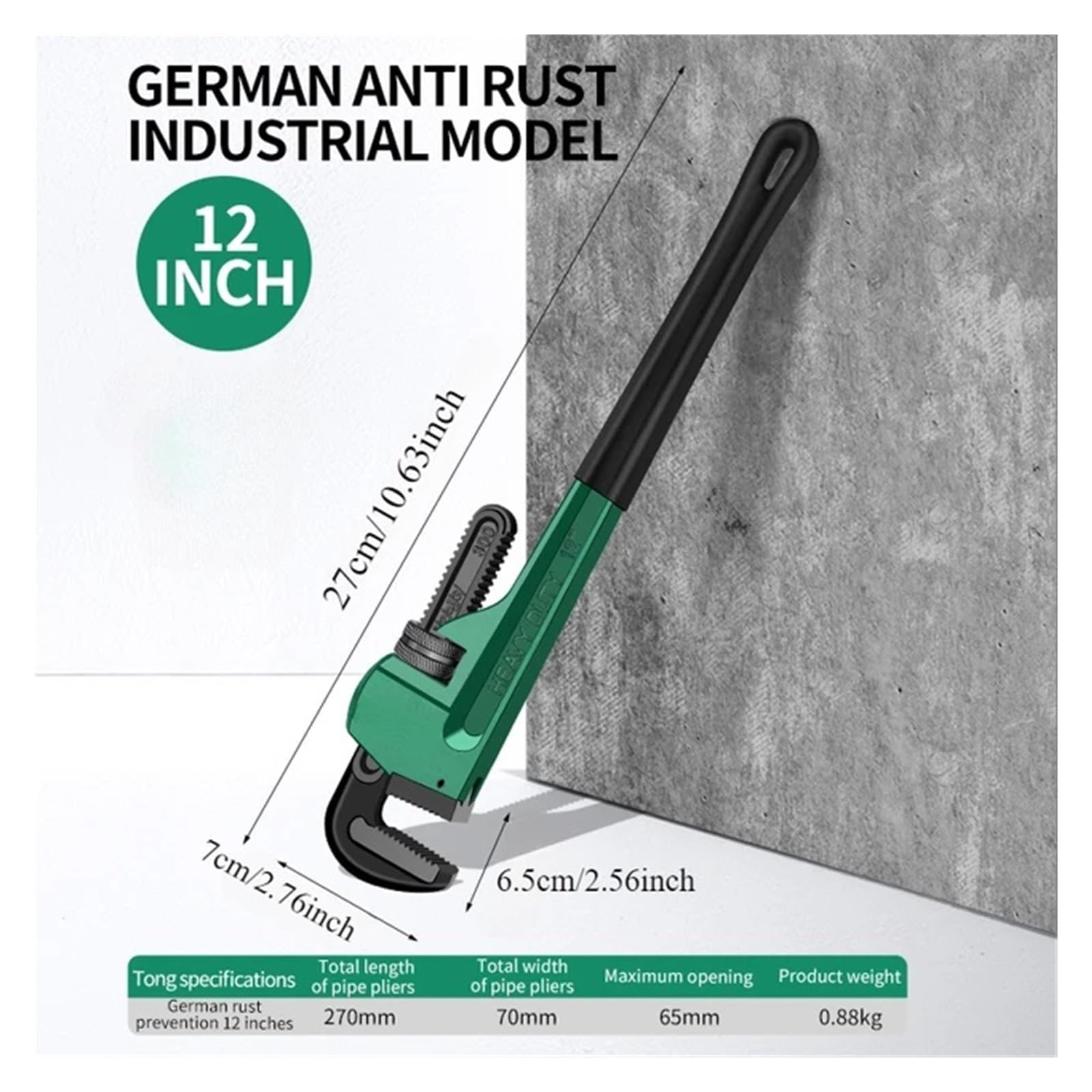 Llaves For Tubos Llave Universal De Boca Plana Ajustable Dinamométrica Fontanería Alicates Fontanero Herramientas Manuales Bien Fabricadas Uso Versátil(12 inch-A)