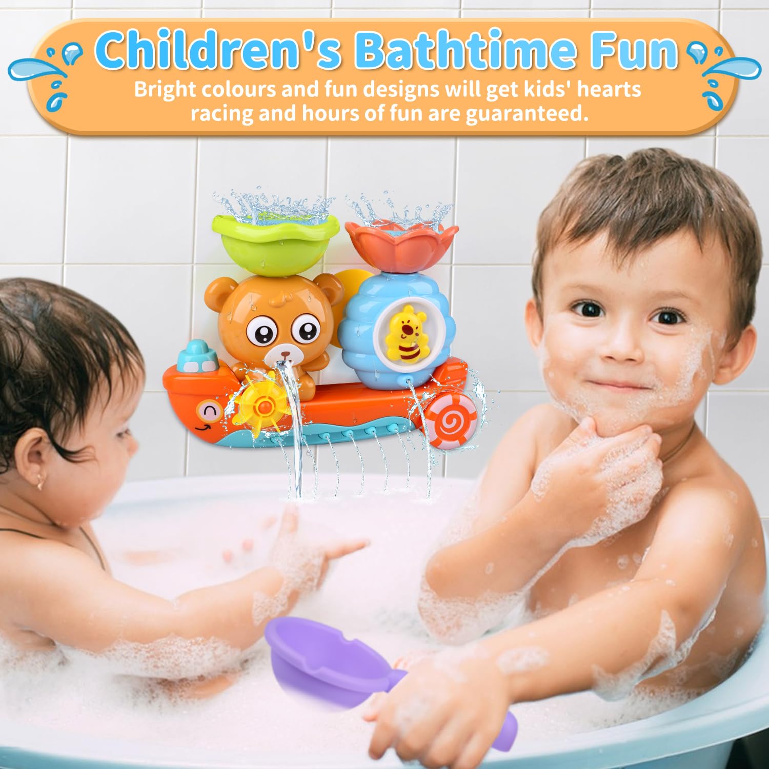 MOJINO Jouets De Bain Enfant Jouet Piscine Bebe 1 2 3 Ans Pour Bébé Jouet De