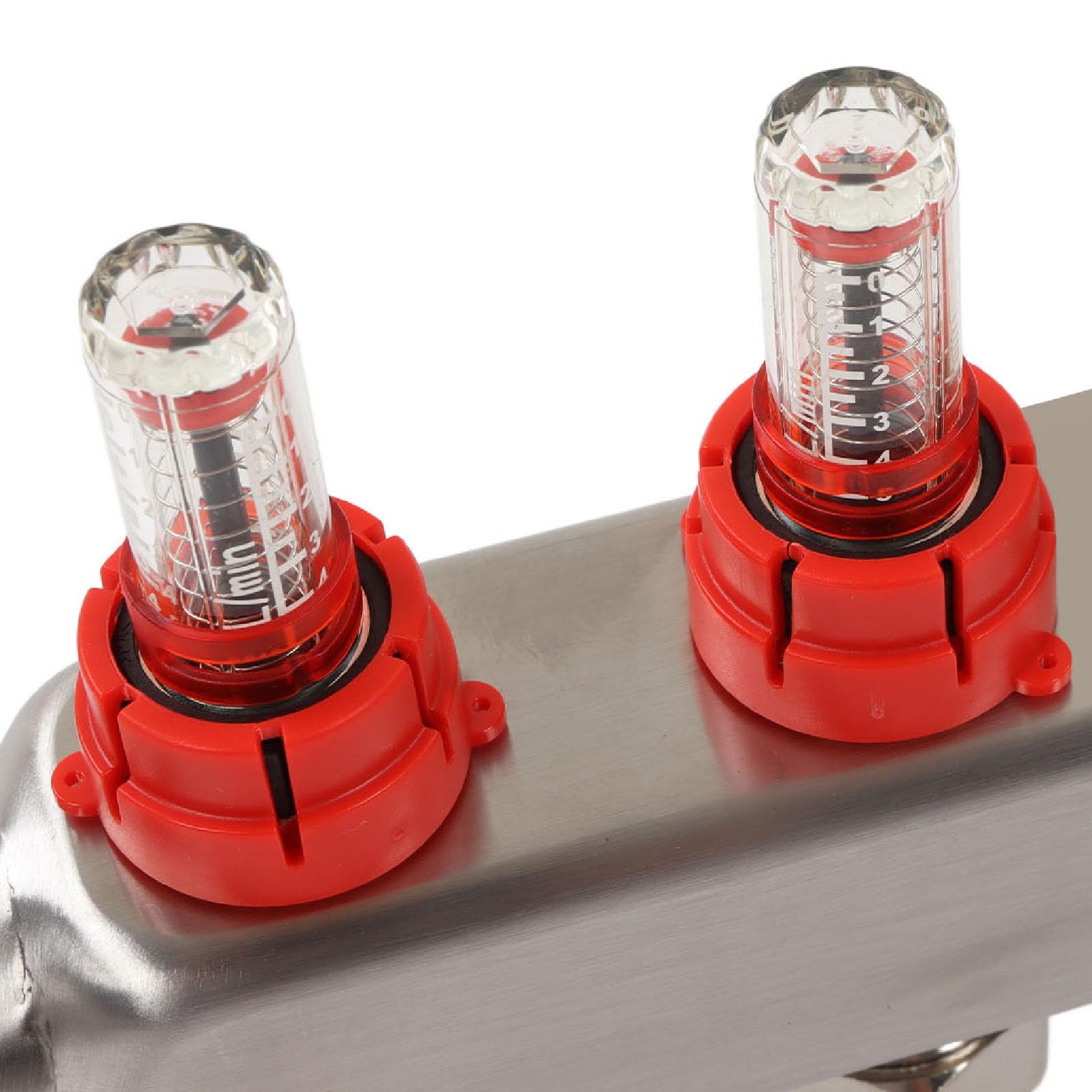 Colector de Calefacción por Suelo Radiante, Colector de Calor Radiante de Acero Inoxidable de 5 Bucles G1in a Prueba de Herrumbre para Calefacción por Suelo Radiante Hidrónico,