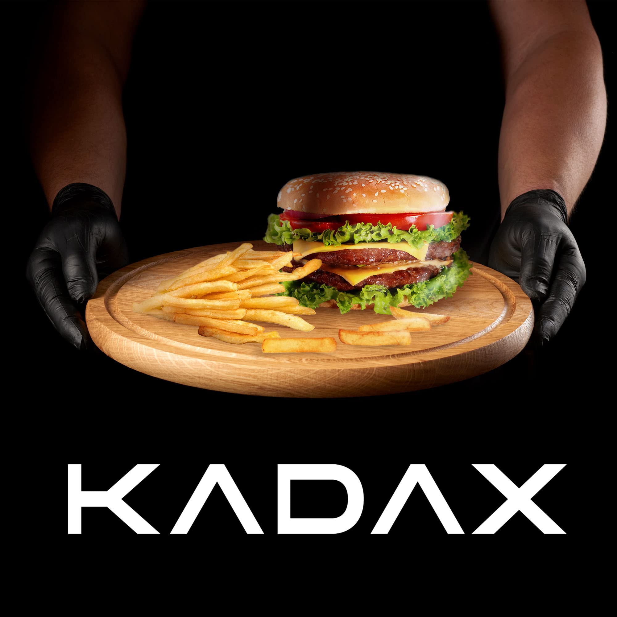 KADAX Tabla de cortar redonda de roble, antibacteriana, tabla de cortar madera con huecos especiales, tabla de desayuno, base de corte (diámetro 40 cm)