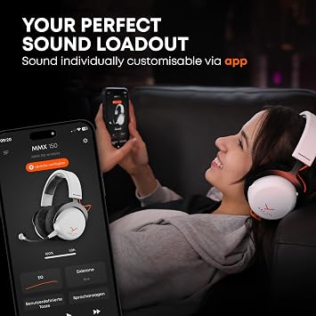 beyerdynamic MMX 150 Wireless White Oyuncular için Çıkabilir Mikrofonlu Kablosuz Headset