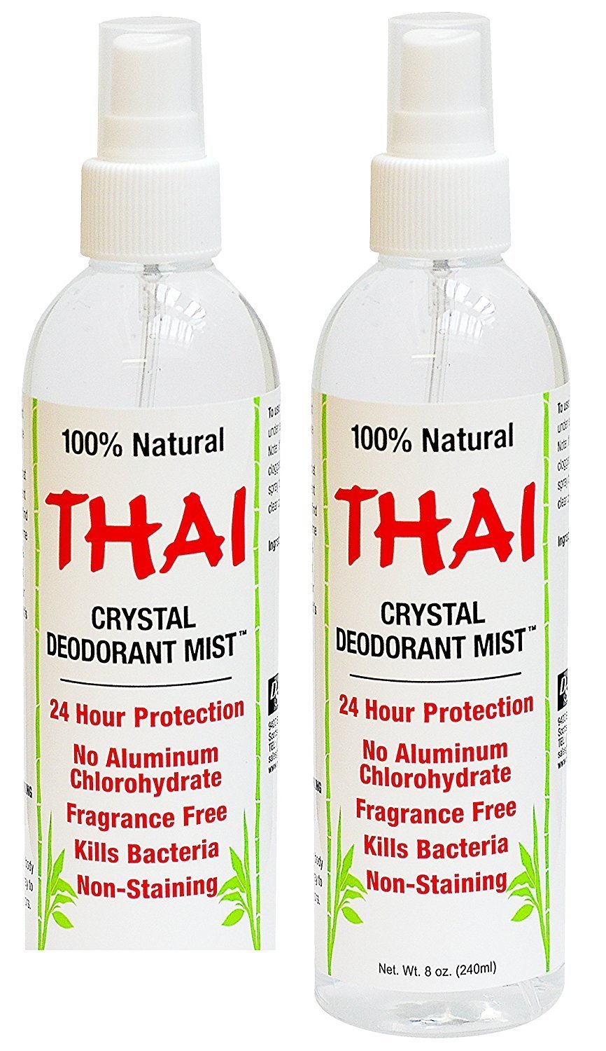 Crystal Mist Natural Deodorant Spray 8 oz. Bundle, Pack of 8